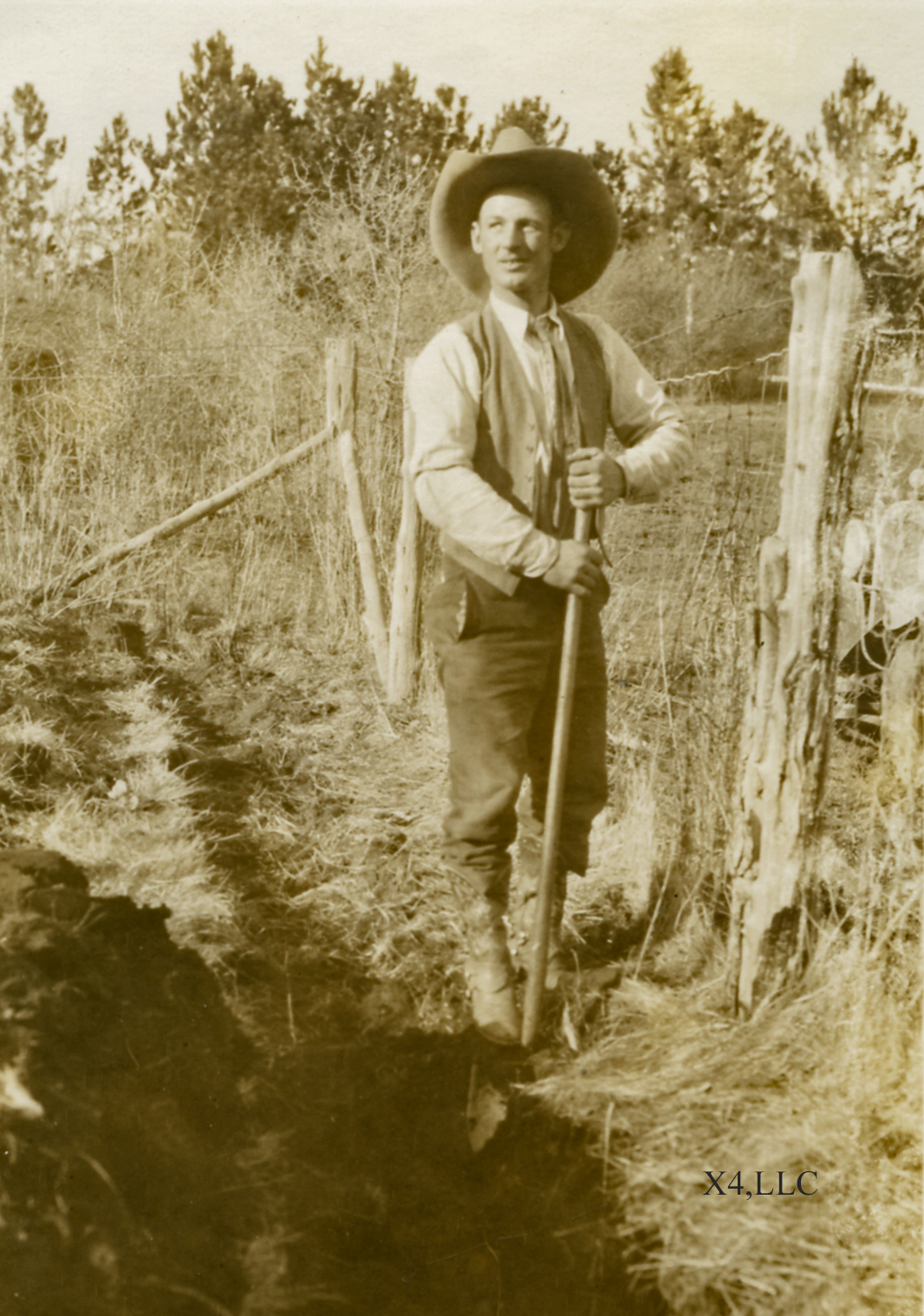 Digging Post Holes and Stretching Wire