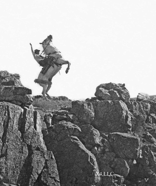Harry Sharp above Porcupine Creek in the Bighorn Mtns. 1936